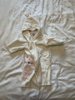 Koala Baby - white and pink baby robe